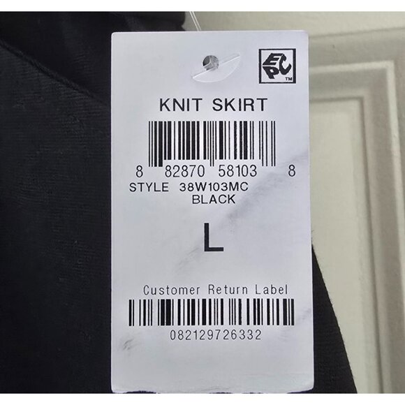 And Now This Women's Button-Front Mini Skirt - Black - Picture 4 of 5